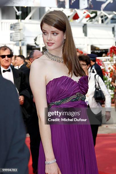 Julia Saner attends the 'Poetry' Premiere at the Palais des Festivals during the 63rd Annual Cannes Film Festival on May 19, 2010 in Cannes, France.