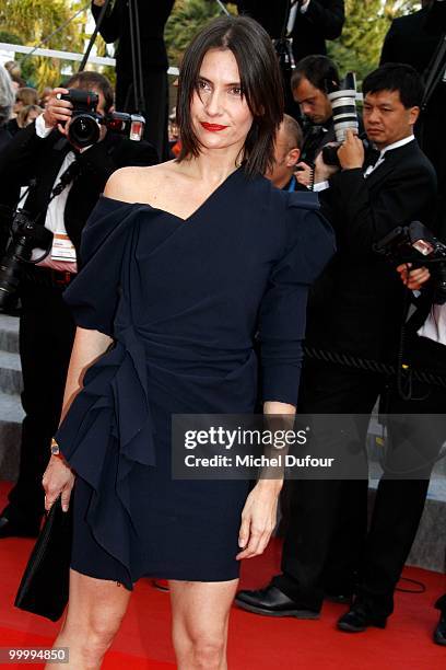 Geraldine Pailhas attends the 'Poetry' Premiere at the Palais des Festivals during the 63rd Annual Cannes Film Festival on May 19, 2010 in Cannes,...