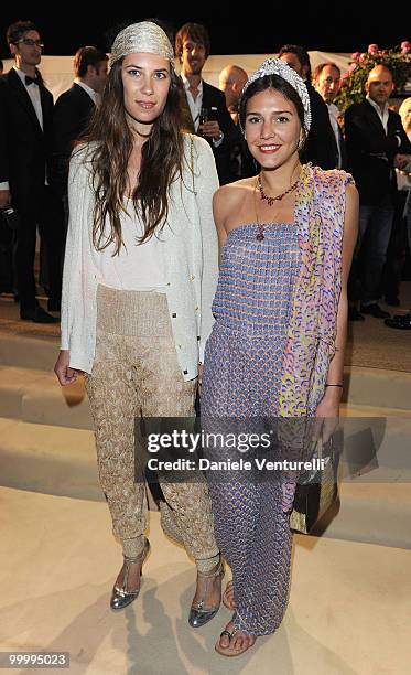 Tatiana Santo Domingo and Margherita Missoni attend the Replay Party held at the Star Style Lounge during the 63rd Annual International Cannes Film...