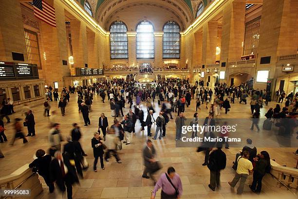 Commuters pass through Grand Central Terminal during the evening rush hour May 19, 2010 in New York City. Accused Times Square car bomb plotter...