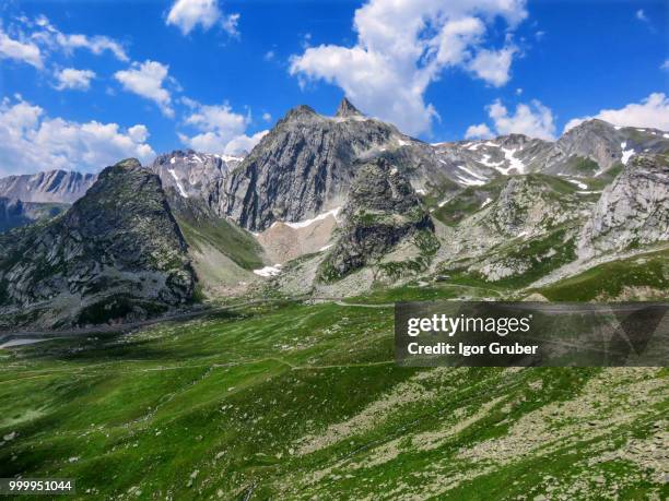 col du grand-saint-bernard - col stock pictures, royalty-free photos & images