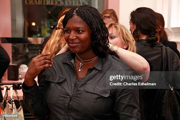 Promotion Director Candi Shand attends the in store celebration of the new Tous Boutique hosted by Gotham Magazine at Tous Rockefeller Center on May...