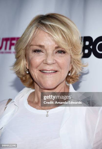 Actress Stephanie Faracy arrives at the Outfest Documentary Competition Screening of "Every Act Of Life" at the DGA Theater on July 15, 2018 in Los...