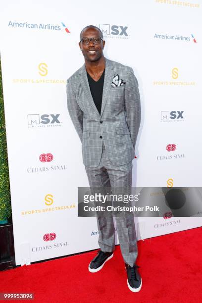 Terrell Owens attends the 33rd Annual Cedars-Sinai Sports Spectacular at The Compound on July 15, 2018 in Inglewood, California.