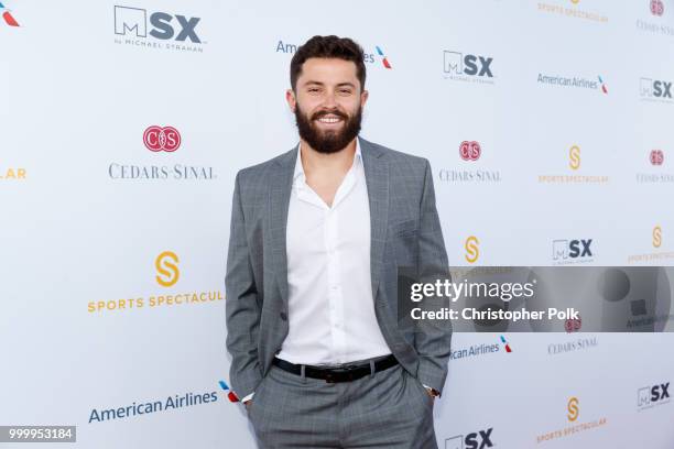 Honoree Baker Mayfield attends the 33rd Annual Cedars-Sinai Sports Spectacular at The Compound on July 15, 2018 in Inglewood, California.