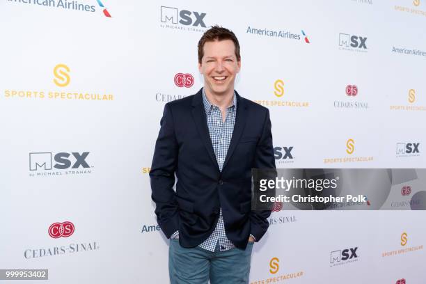 Sean Hayes attends the 33rd Annual Cedars-Sinai Sports Spectacular at The Compound on July 15, 2018 in Inglewood, California.