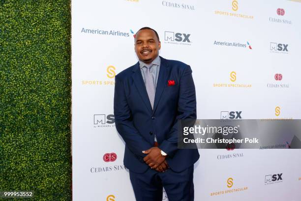 Chester Pitts attends the 33rd Annual Cedars-Sinai Sports Spectacular at The Compound on July 15, 2018 in Inglewood, California.