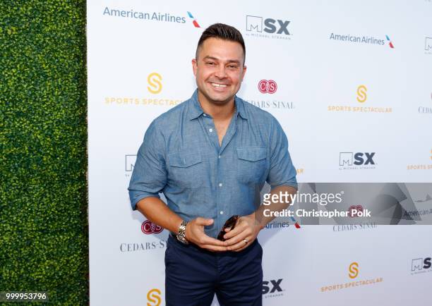 Nick Swisher attends the 33rd Annual Cedars-Sinai Sports Spectacular at The Compound on July 15, 2018 in Inglewood, California.