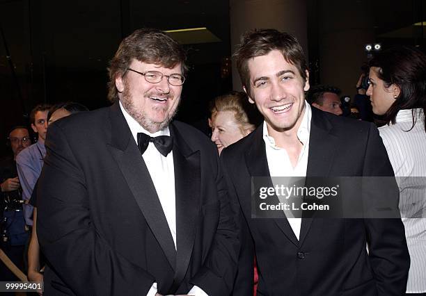 Michael Moore and Jake Gyllenhaal