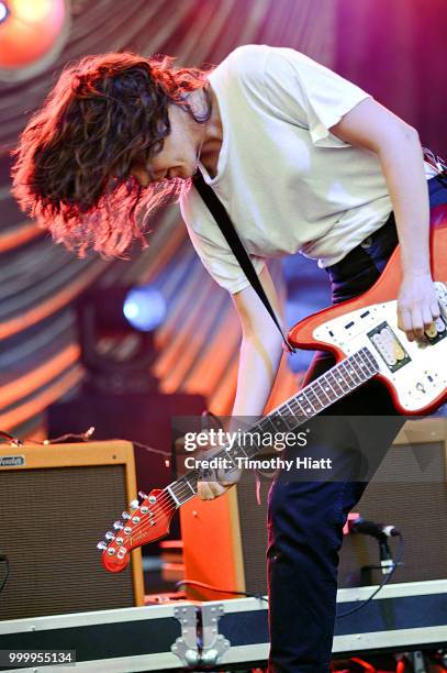 Courtney Barnett performs on Day 3 of Forecastle Music Festival on July 15, 2018 in Louisville, Kentucky.