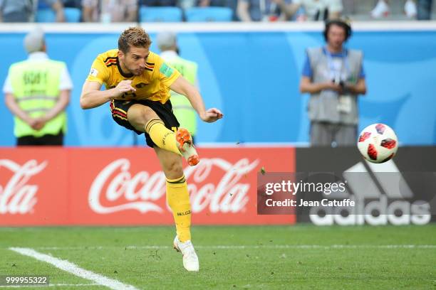 Dries Mertens of Belgium during the 2018 FIFA World Cup Russia 3rd Place Playoff match between Belgium and England at Saint Petersburg Stadium on...