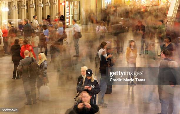 Commuters pass through Grand Central Terminal during the evening rush hour May 19, 2010 in New York City. Accused Times Square car bomb plotter...