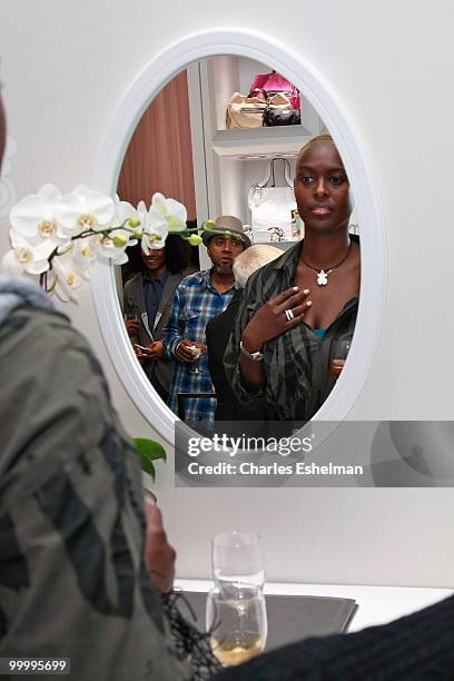 Salon 804 owner Rochelle Jasper Mosley attends the in store celebration of the new Tous Boutique hosted by Gotham Magazine at Tous Rockefeller Center...