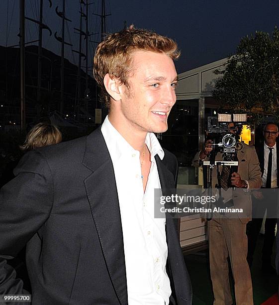 Pierre Casiraghi attends Graffiti Au Yacht Club De Monaco, paint exhibition, on May 19, 2010 in Monaco, Monaco.