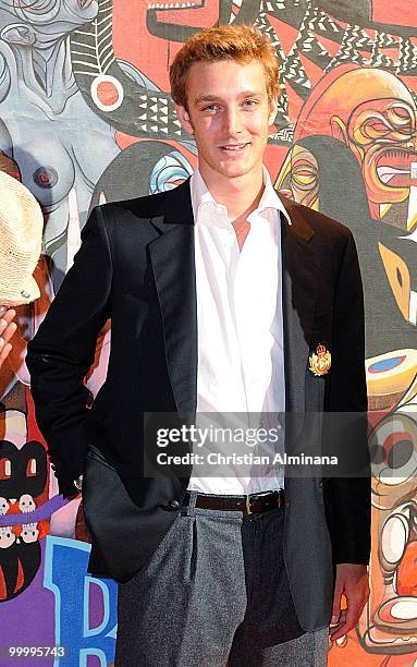 Pierre Casiraghi attends Graffiti Au Yacht Club De Monaco, paint exhibition, on May 19, 2010 in Monaco, Monaco.