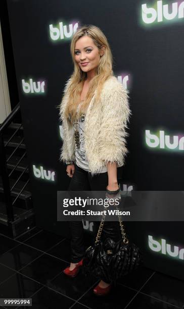 Laura Whitmore attends the launch of new video game - Blur at Sound, Leicester Square on May 19, 2010 in London, England.