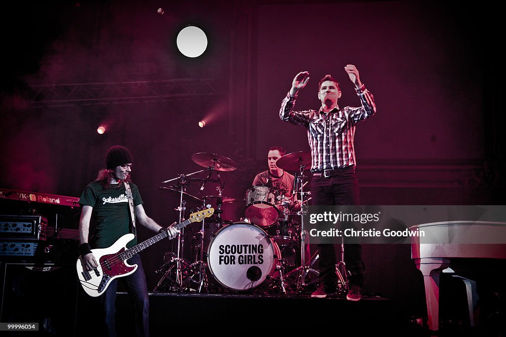 Scouting For Girls Perform At Hammersmith Apollo In London