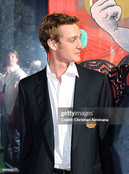 Pierre Casiraghi attends Graffiti Au Yacht Club De Monaco, paint exhibition, on May 19, 2010 in Monaco, Monaco.