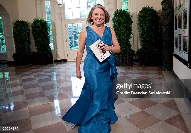 New White House Social Secretary Juliana Smoot arrives at the White House for a state dinner May 19, 2010 in Washington, DC. President Barack Obama...