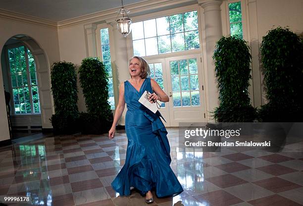 New White House Social Secretary Juliana Smoot arrives at the White House for a state dinner May 19, 2010 in Washington, DC. President Barack Obama...