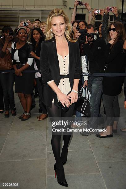 Kate Moss attends the launch party for the opening of TopShop's Knightsbridge store on May 19, 2010 in London, England.