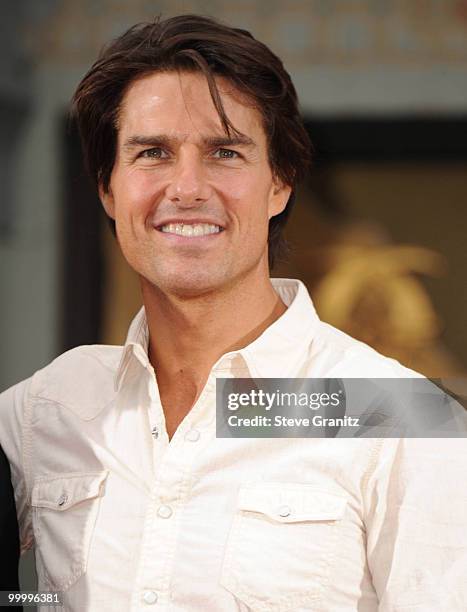 Tom Cruise attends the Jerry Bruckheimer Hand And Footprint Ceremony at Grauman's Chinese Theatre on May 17, 2010 in Hollywood, California.