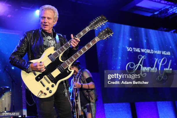 Don Felder performs at the 2018 So the World May Hear Awards Gala benefitting Starkey Hearing Foundation at the Saint Paul RiverCentre on July 15,...