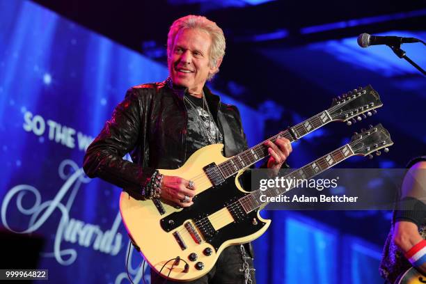 Don Felder performs at the 2018 So the World May Hear Awards Gala benefitting Starkey Hearing Foundation at the Saint Paul RiverCentre on July 15,...