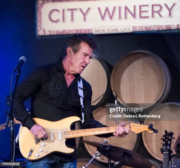 Dennis Quaid performs live in concert at City Winery on July 15, 2018 in New York City.