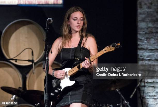 Greta Keating opens up for Dennis Quaid live in concert at City Winery on July 15, 2018 in New York City.
