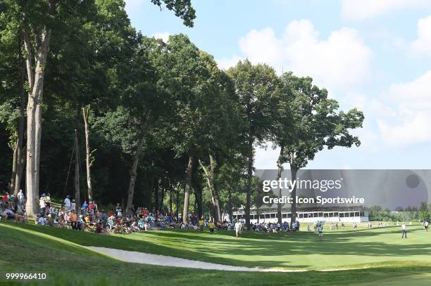 General view of the TPC Deere Run course during the final round of the John Deere Classic on July 15 at TPC Deere Run, Silvis, IL.