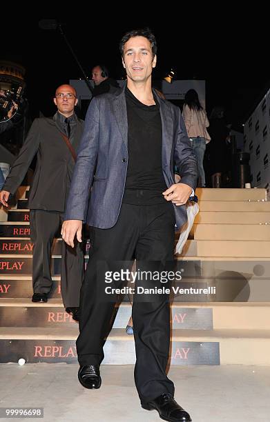 Actor Raul Bova attends the Replay Party held at the Star Style Lounge during the 63rd Annual International Cannes Film Festival on May 19, 2010 in...