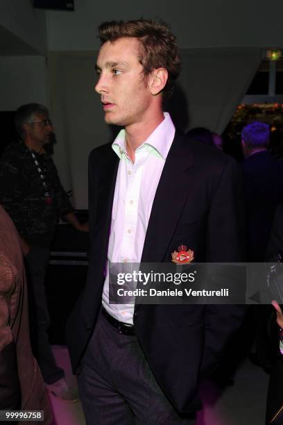 Pierre Casiraghi attends the Replay Party held at the Star Style Lounge during the 63rd Annual International Cannes Film Festival on May 19, 2010 in...