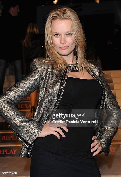 Model Helena Houdova attends the Replay Party held at the Star Style Lounge during the 63rd Annual International Cannes Film Festival on May 19, 2010...