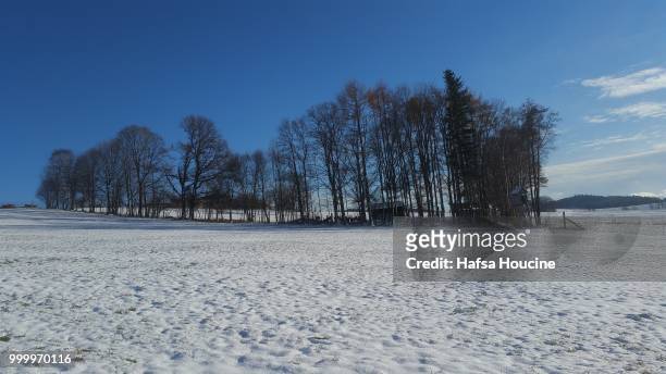 winter schnee landschaft natur - natur fotografías e imágenes de stock