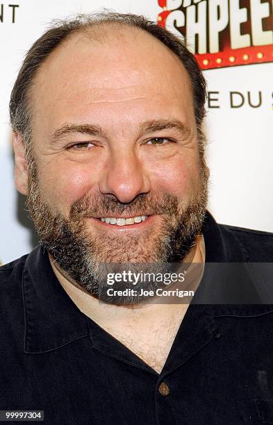 Actor James Gandolfini attends the opening night of Cirque du Soleil's ''Banana Shpeel'' at the Beacon Theatre on May 19, 2010 in New York City.