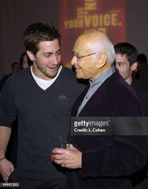 Jake Gyllenhaal and Norman Lear at the Declare Yourself "Hollywood Celebrates Democracy" event on March 2. Declare Yourself is a national...