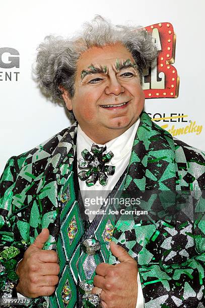 Actor Danny Rutigliano who plays the main character Marty Schmelky walks the carpet before showtime on opening night of Cirque du Soleil's ''Banana...