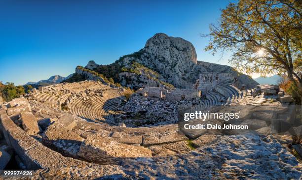 termessos, ancient roman city, turkey - johnson stock-fotos und bilder