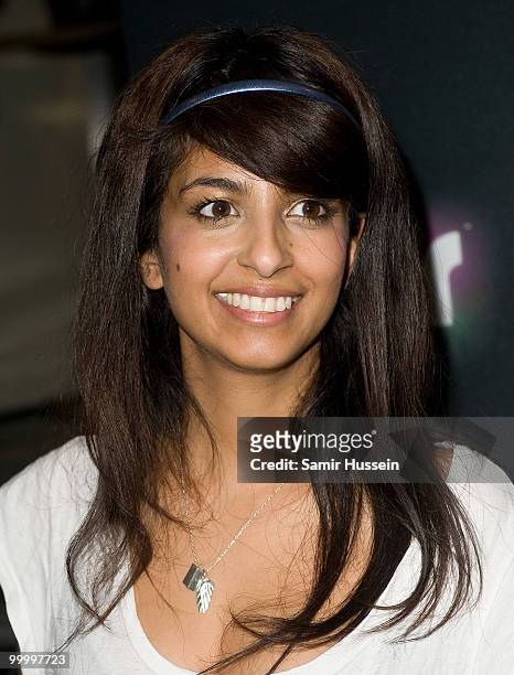 Konnie Huq arrives at the Blur video game launch party at Sound on May 19, 2010 in London, England.