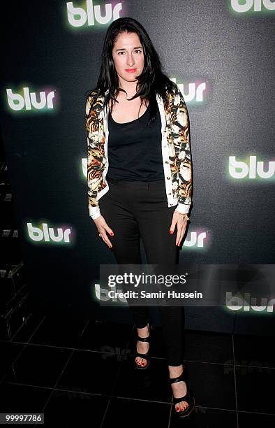 Designer Amy Molyneux arrives at the Blur video game launch party at Sound on May 19, 2010 in London, England.