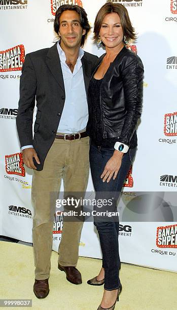 Jacques Azoulay and countess Luann de Lesseps attend the opening night of Cirque du Soleil's "Banana Shpeel" at the Beacon Theatre on May 19, 2010 in...