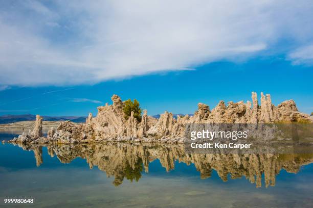 tufa reflections - tufa stock pictures, royalty-free photos & images