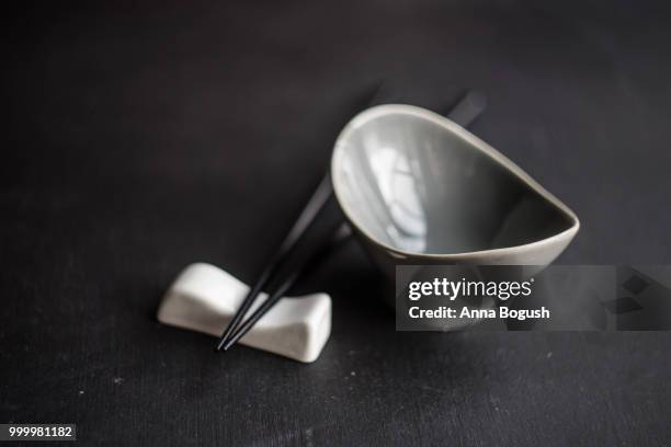 table set with chopsticks - anna stock pictures, royalty-free photos & images