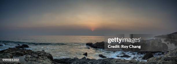 leo carillo state beach pano - carillo stock pictures, royalty-free photos & images