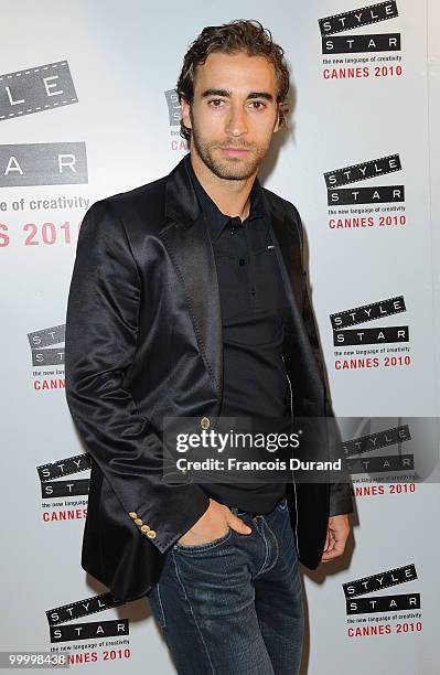 Footballer Mathieu Flamini arrives for the "Replay Party" during the 63rd Annual Cannes Film Festival at the Style Star Lounge on May 19, 2010 in...