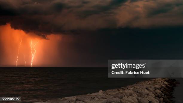 thunder - fabrice stock pictures, royalty-free photos & images