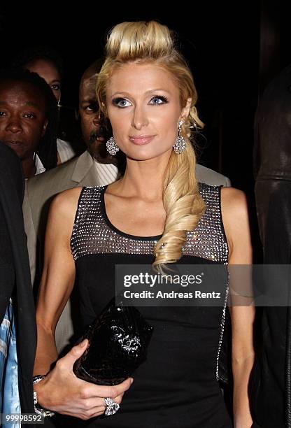 Paris Hilton attends the Jolouse Host Party Night during the 63rd Annual Cannes Film Festival at VIP Club on May 19, 2010 in Cannes, France.