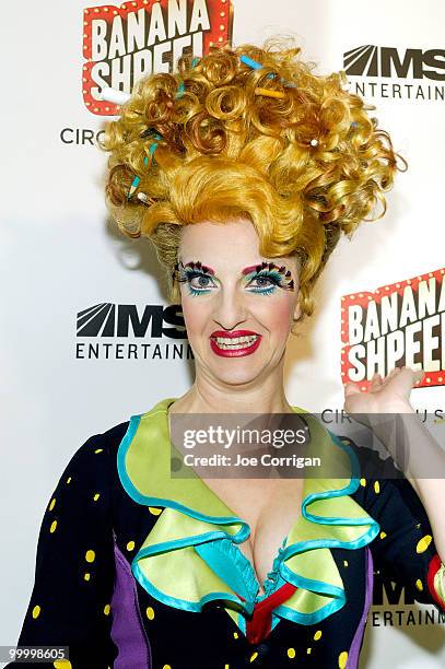 Actress Shereen Hickman attends the opening night of Cirque du Soleil's "Banana Shpeel" at the Beacon Theatre on May 19, 2010 in New York City.