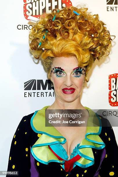 Actress Shereen Hickman attends the opening night of Cirque du Soleil's "Banana Shpeel" at the Beacon Theatre on May 19, 2010 in New York City.